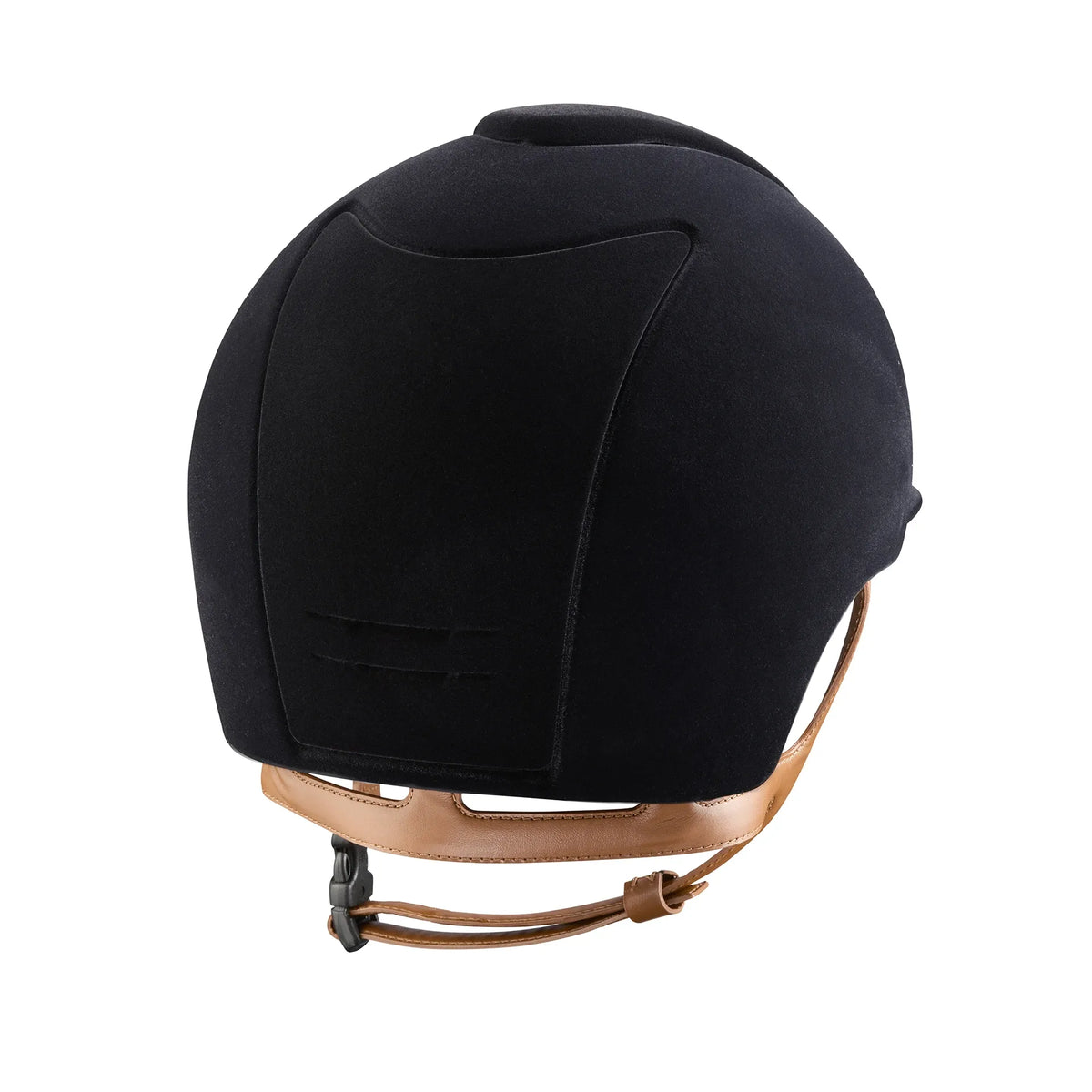 Cromo 2.0 Black Velvet / Swarovski Chrome Frame / Beige Chinstrap / Polo Visor - back