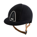 Cromo 2.0 Black Velvet / Black Chrome Frame / Beige Chinstrap / Polo Visor - front