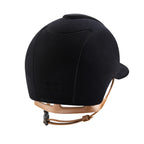 Cromo 2.0 Black Velvet / Black Chrome Frame / Beige Chinstrap / Polo Visor - back