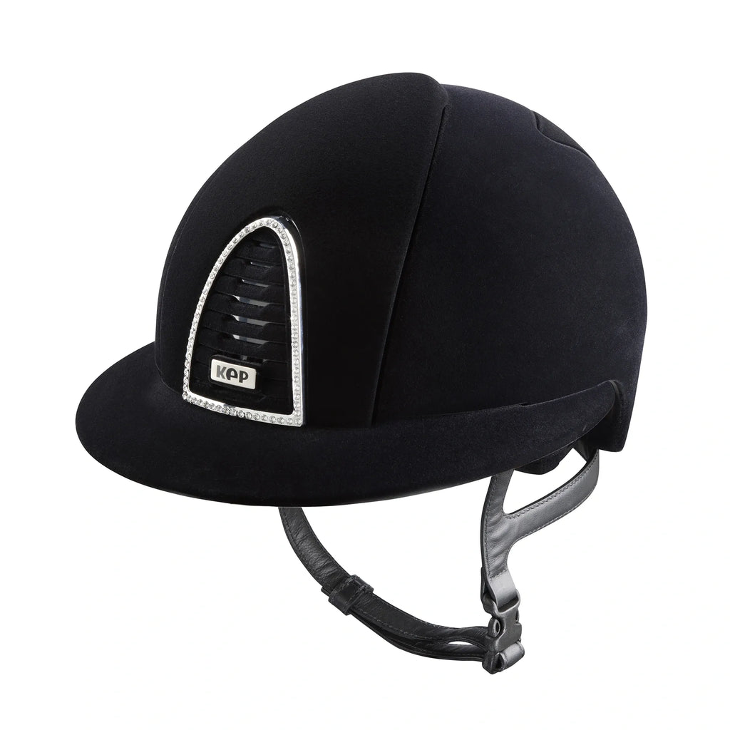 Cromo 2.0 Black Velvet / Swarovski Chrome Frame / Polo Visor - front