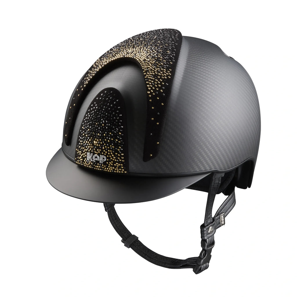E-Light Carbon / Matt Black / 3 Inserts / Nebula Gold - front