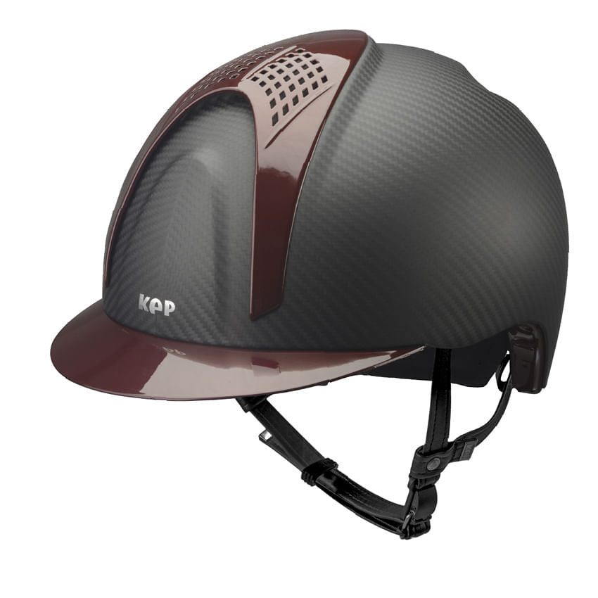E-Light Carbon Matt / 2 Bordeaux Inserts - front
