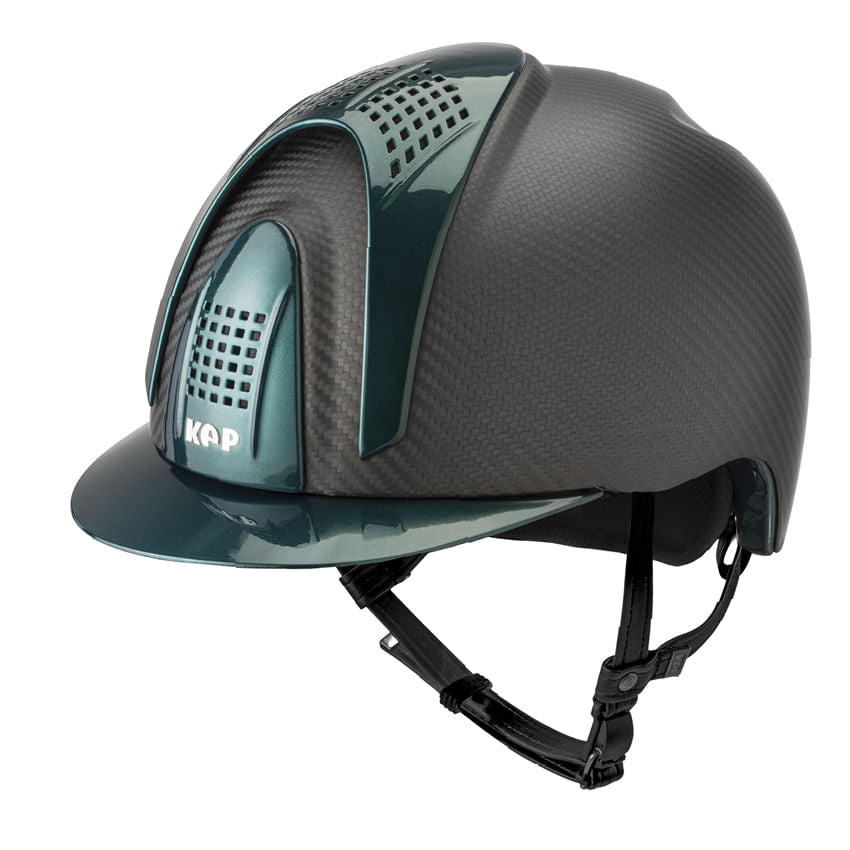 E-Light Carbon Matt / 3 Green Inserts - front