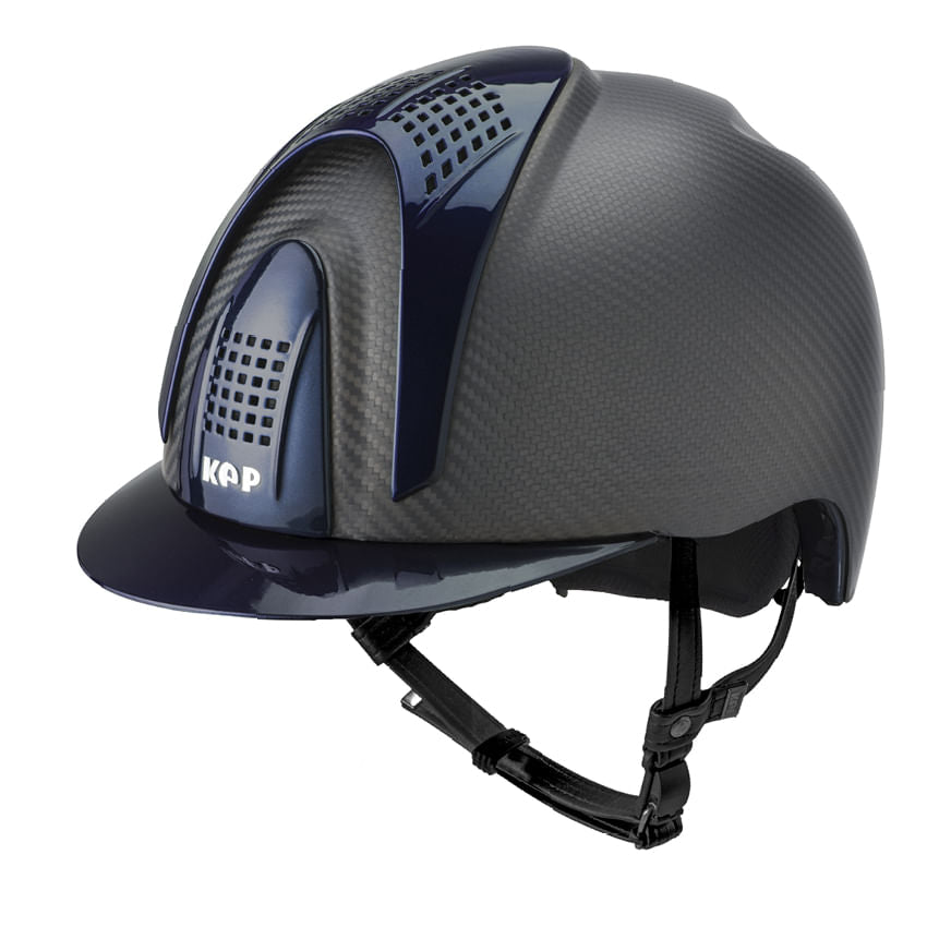 E-Light Carbon Matt / 3 Blue Inserts - front