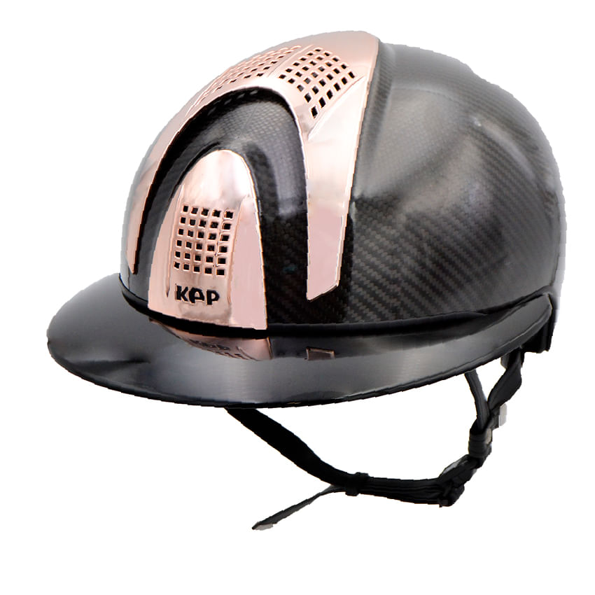 E-Light Carbon Shine Black / 3 Rose Gold Inserts - front