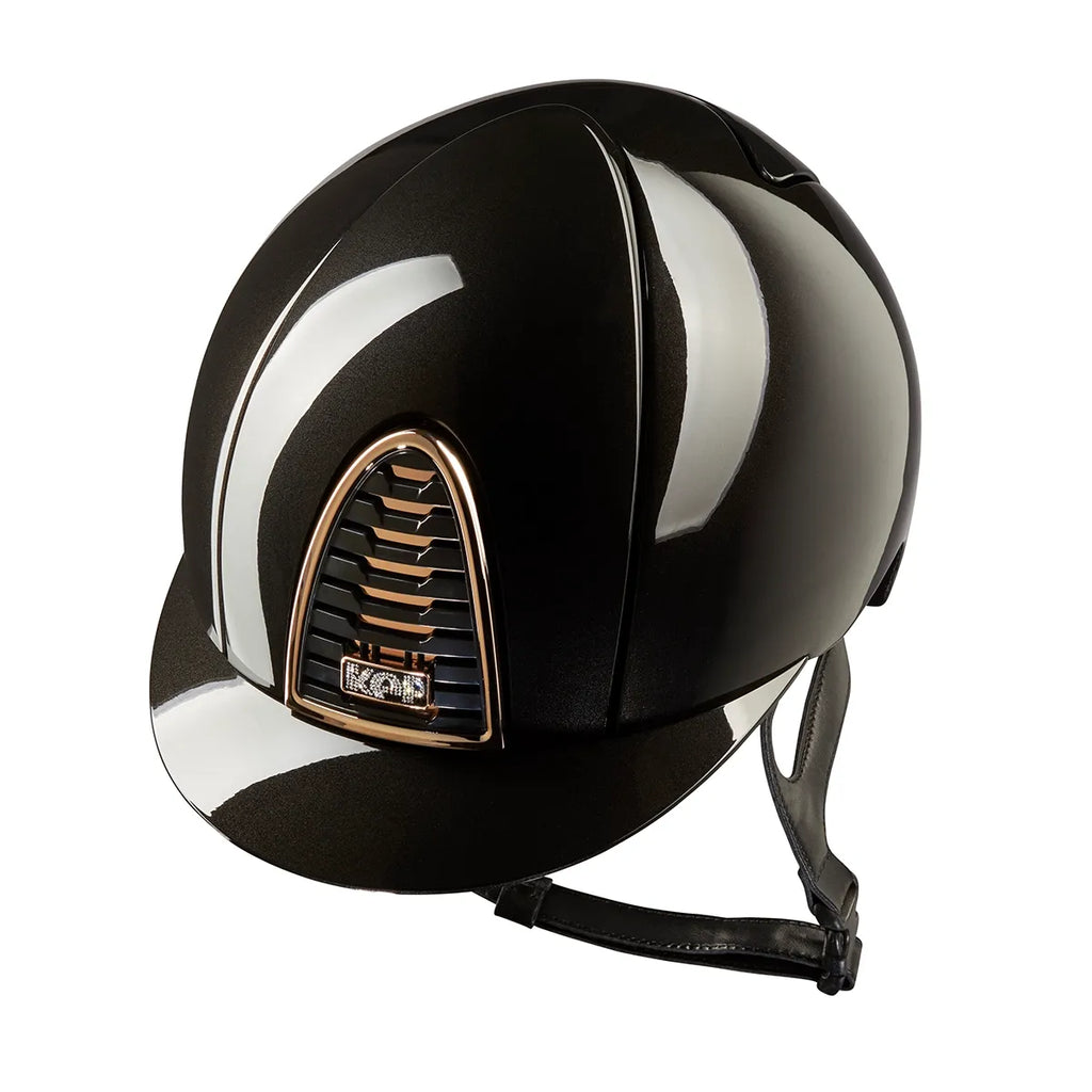 Cromo 2.0 Shine Black / Crystal Logo Rose Gold - front