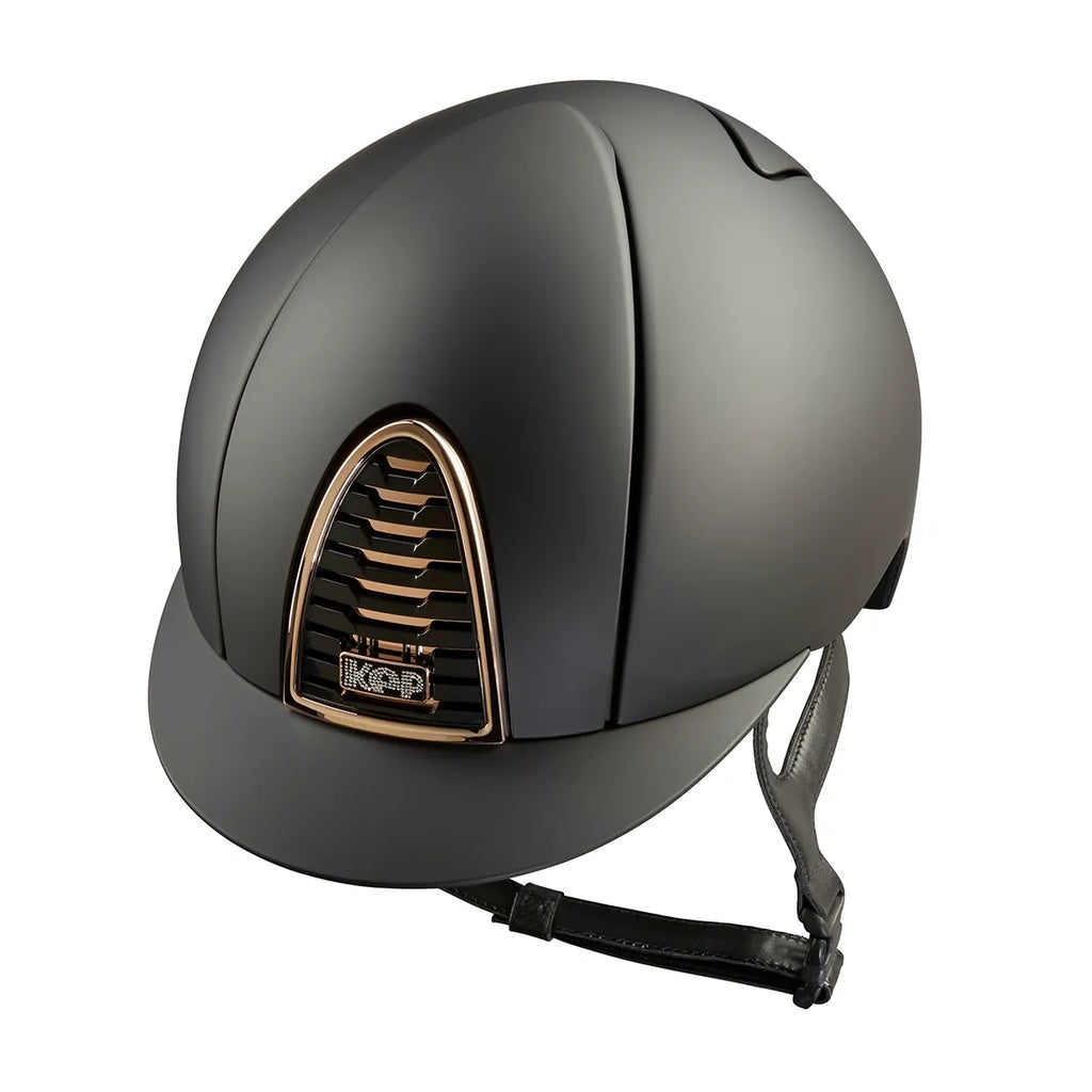 Cromo 2.0 Matt Black / Crystal Logo Rose Gold - front