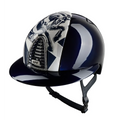 Cromo 2.0 Polish Blue / Furius Blue with Crystals / Polo Visor - front