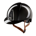 Cromo 2.0 Shine Black / Beige Chinstrap - front