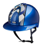 Cromo 2.0 Metal Royal Blue / Pegasus Leather Front Blue / Polo Visor - front