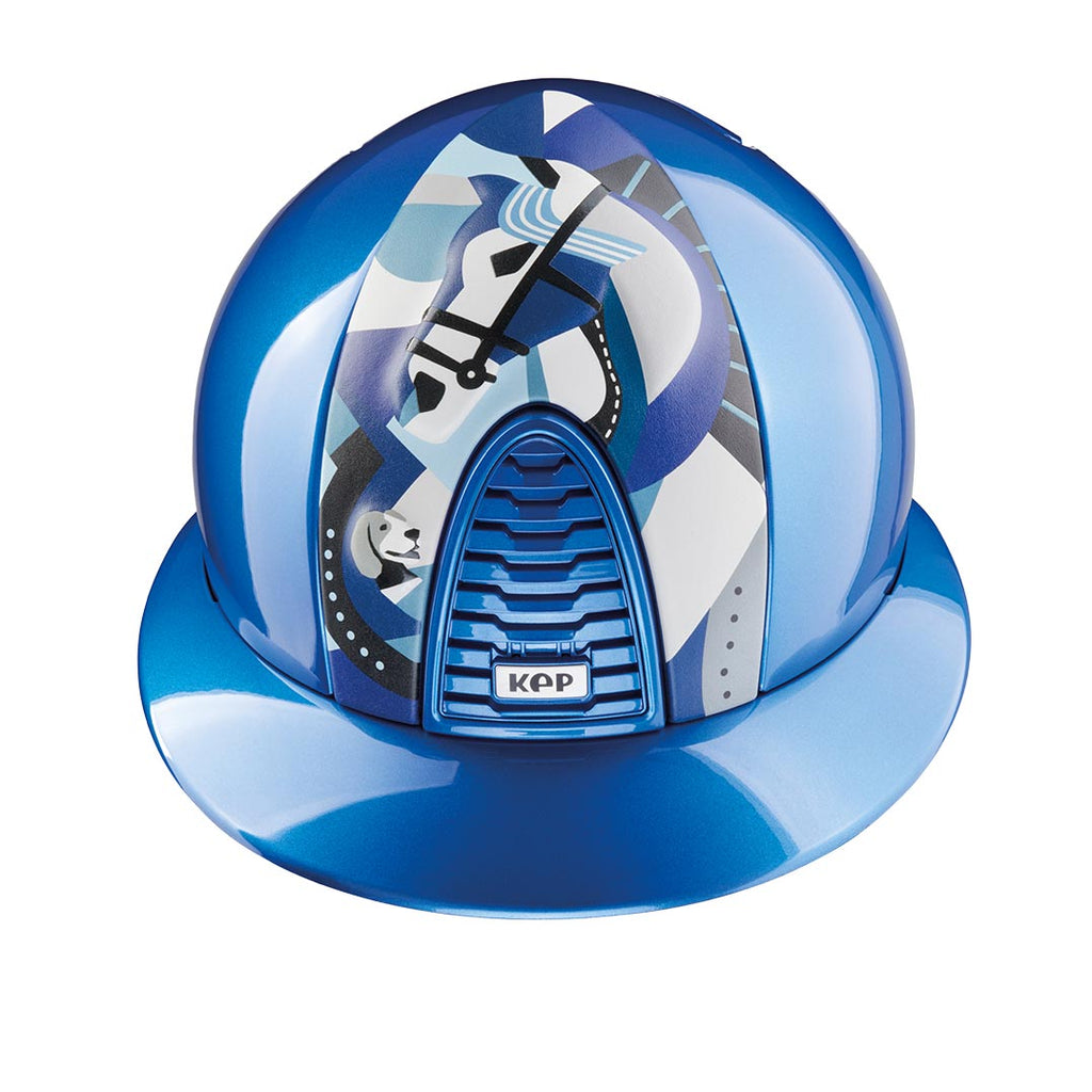 Cromo 2.0 Metal Royal Blue / Pegasus Leather Front Blue / Polo Visor - back