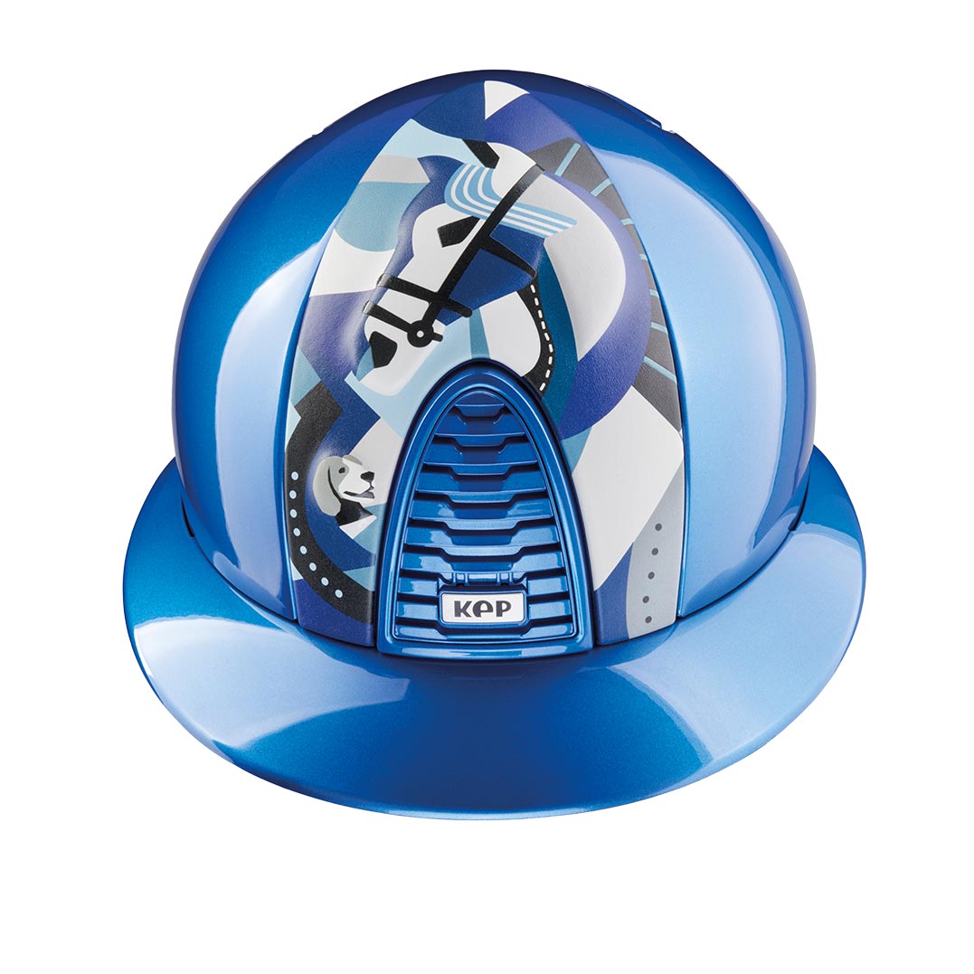 Cromo 2.0 Metal Royal Blue / Pegasus Leather Front Blue / Polo Visor - back
