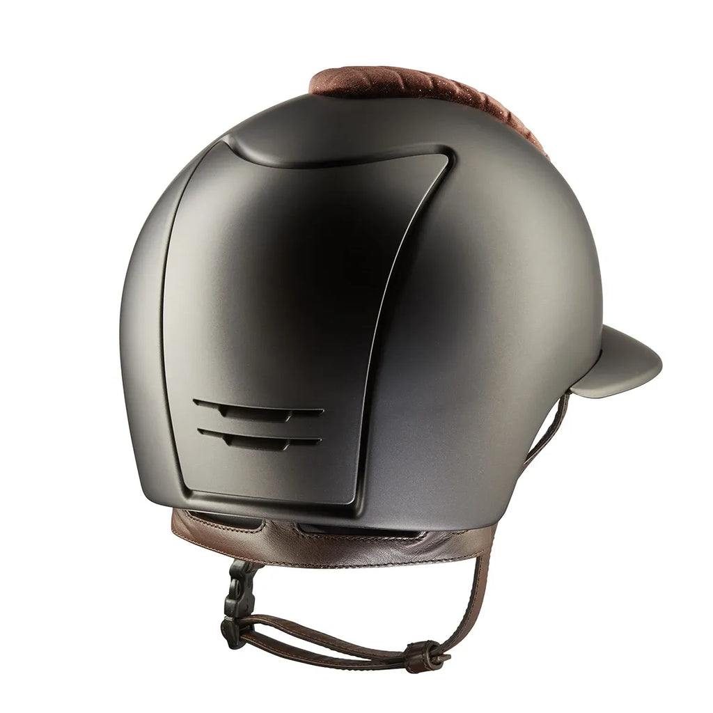 Cromo 2.0 Textile Brown / Milano Velvet Shining Brown / Polo Visor - back