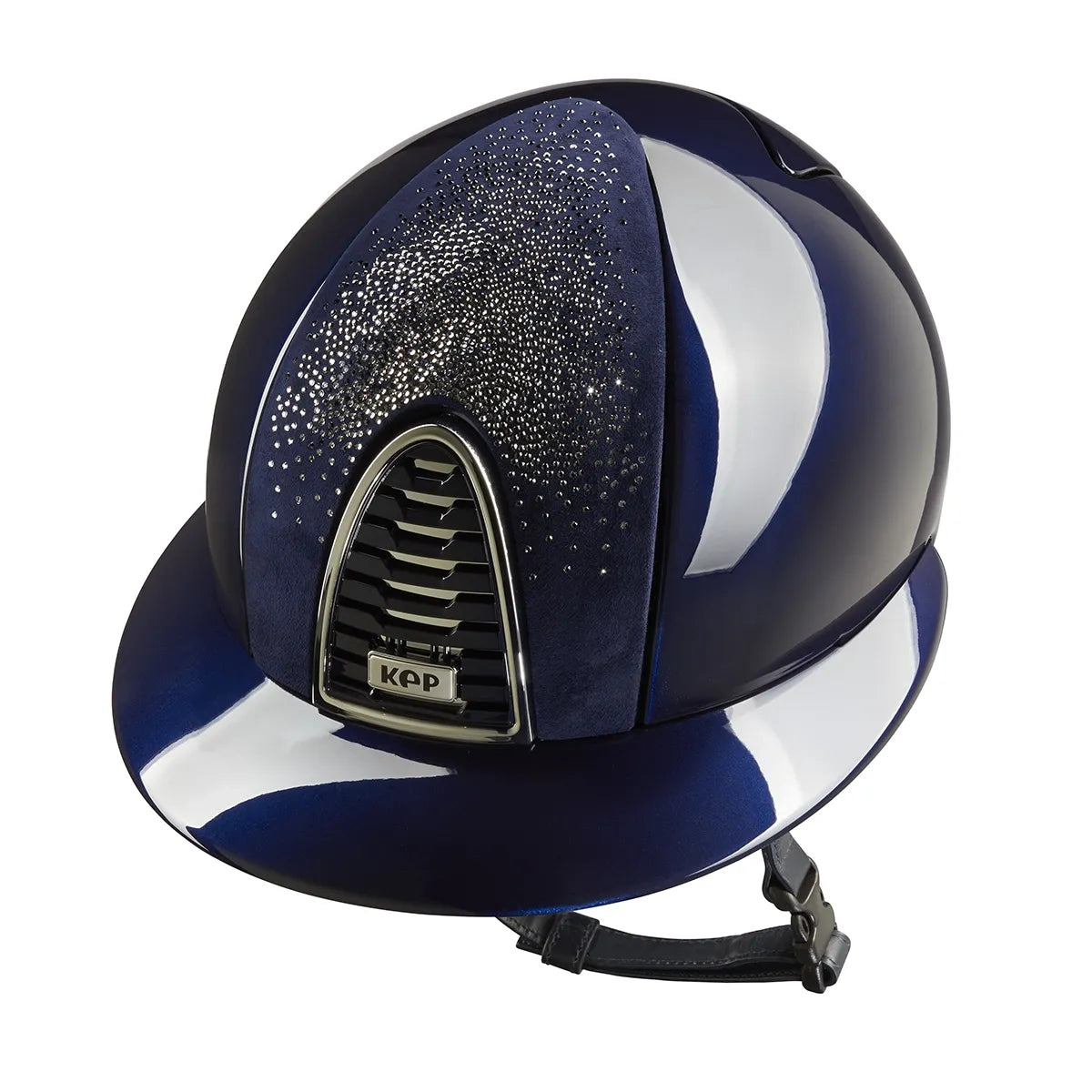 Cromo 2.0 Polish Blue / Nebula Blue-Silver / Polo Visor - front
