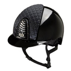 Cromo 2.0 Polish Black / Milano Cross Satin Front with Swarovski - front