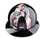 Cromo 2.0 Polish Black / Pegasus Leather Front Pink / Polo Visor - back