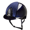 Cromo 2.0 Polish Blue / Milano Cross Satin Front with Swarovski - front