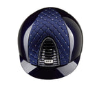 Cromo 2.0 Polish Blue / Milano Cross Satin Front with Swarovski - back