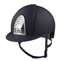 Cromo 2.0 Textile Blue / Swarovski Frame / Chrome Air Vent - front