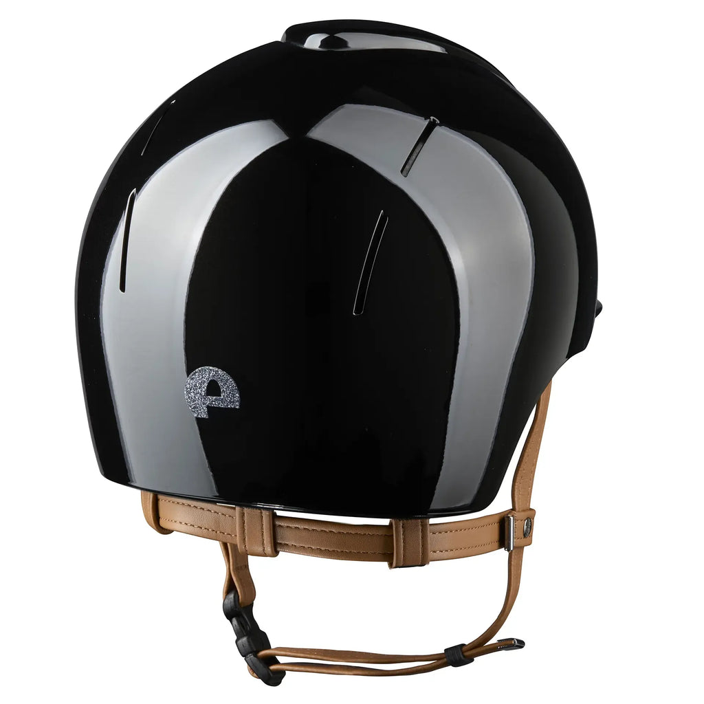 Smart Nova / Polish Black / Beige Chinstrap / Star Silver - back