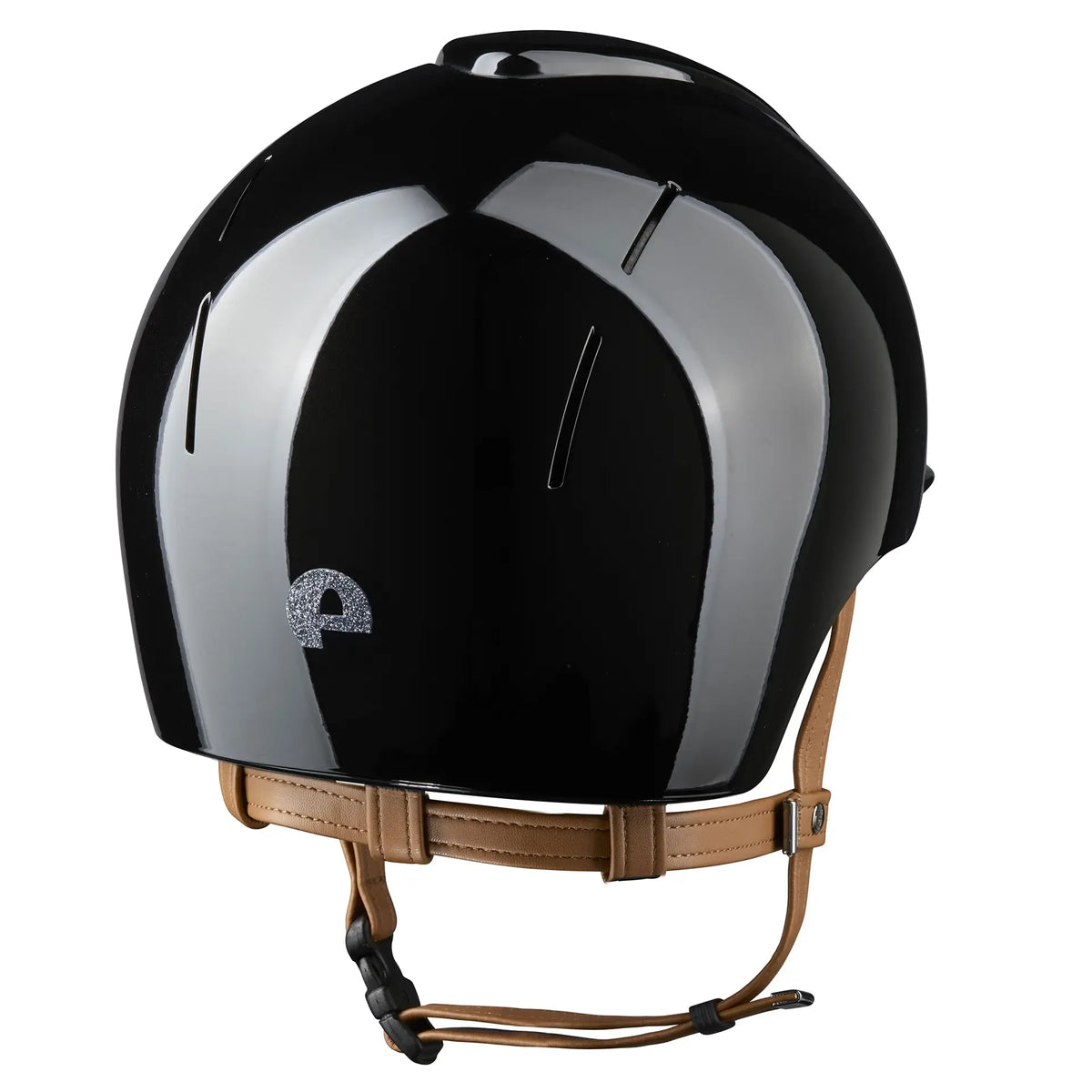 Smart Nova / Polish Black / Beige Chinstrap / Star Silver - back