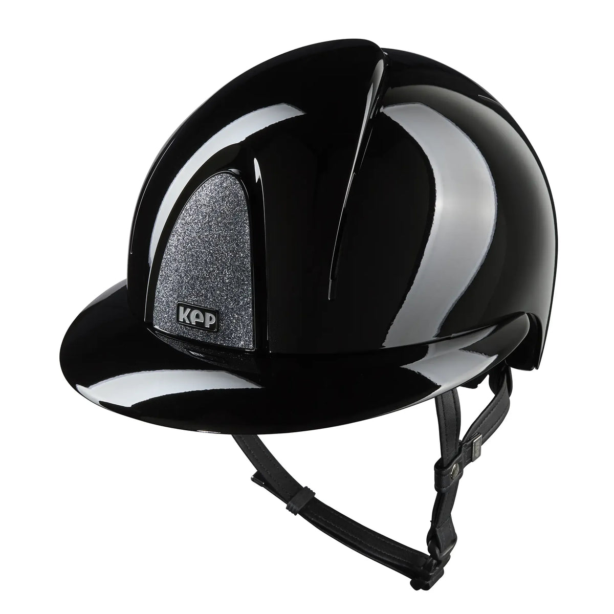 Smart Nova / Polish Black / Polo Visor / Star Silver - front