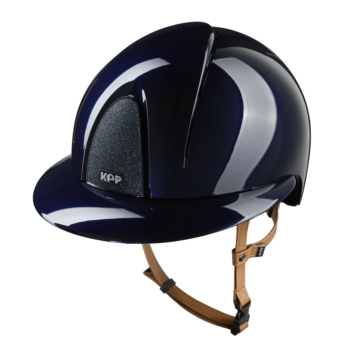Smart Nova / Polish Blue / Beige Chinstrap / Polo Visor / Star Blue - front