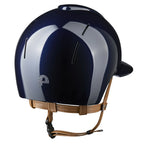 Smart Nova / Polish Blue / Beige Chinstrap / Polo Visor / Star Silver - back