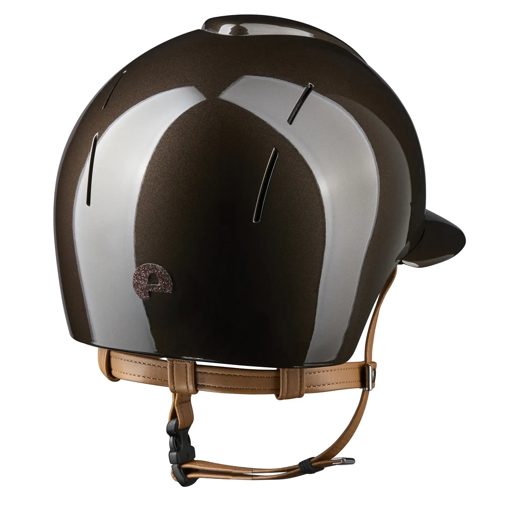 Smart Nova / Polish Brown / Beige Chinstrap / Polo Visor / Star Brown - back