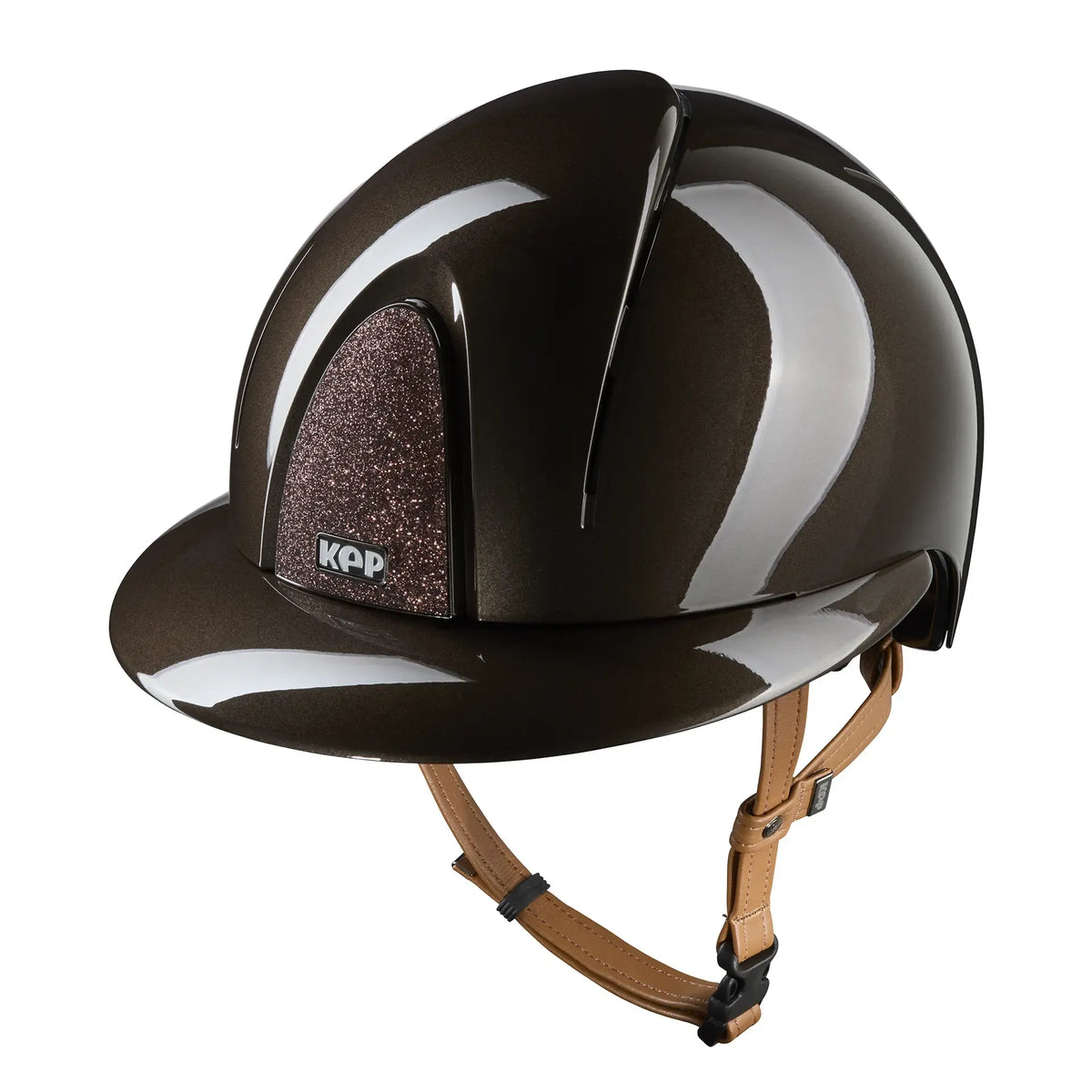 Smart Nova / Polish Brown / Beige Chinstrap / Polo Visor / Star Brown - front