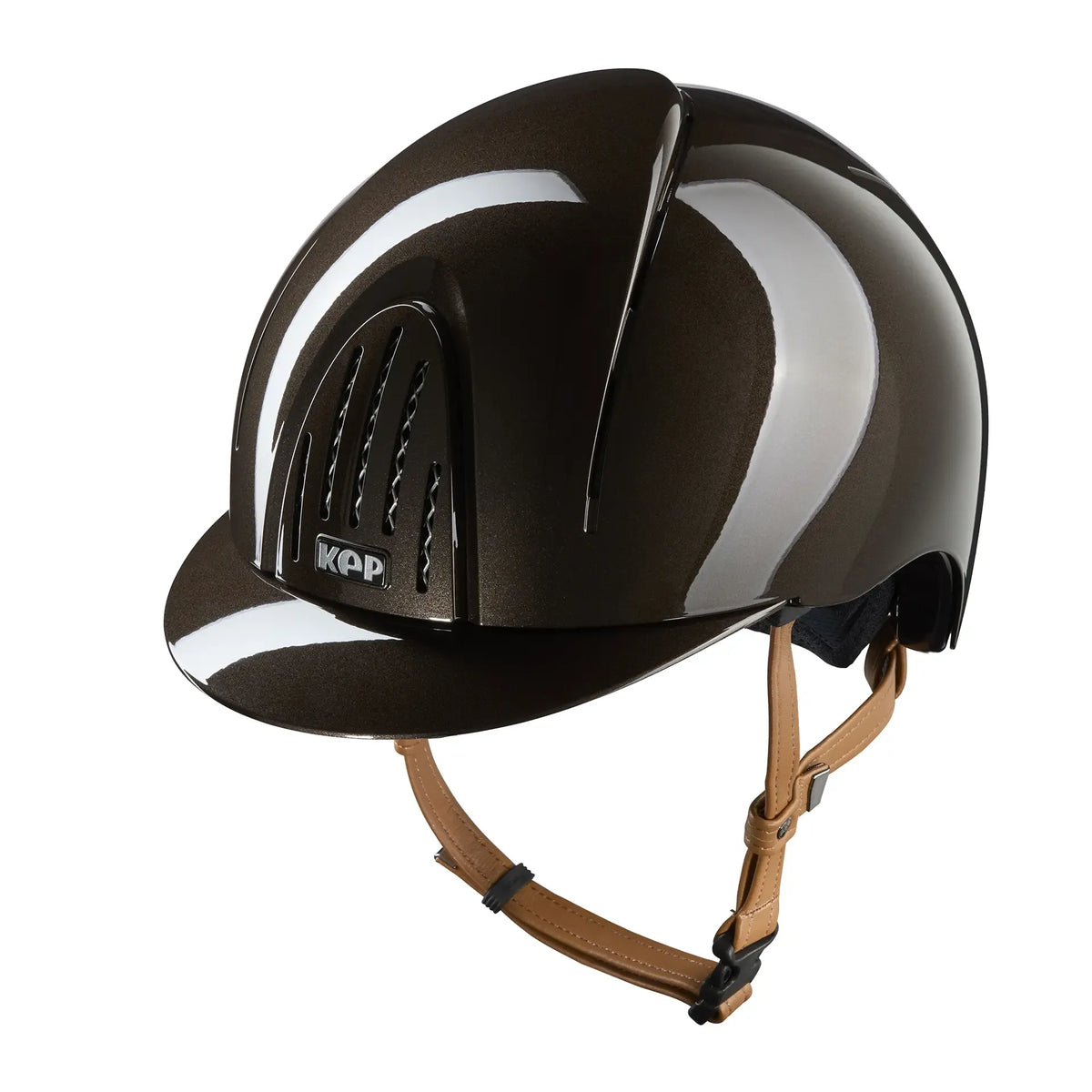 Smart Nova / Polish Brown / Beige Chinstrap - front