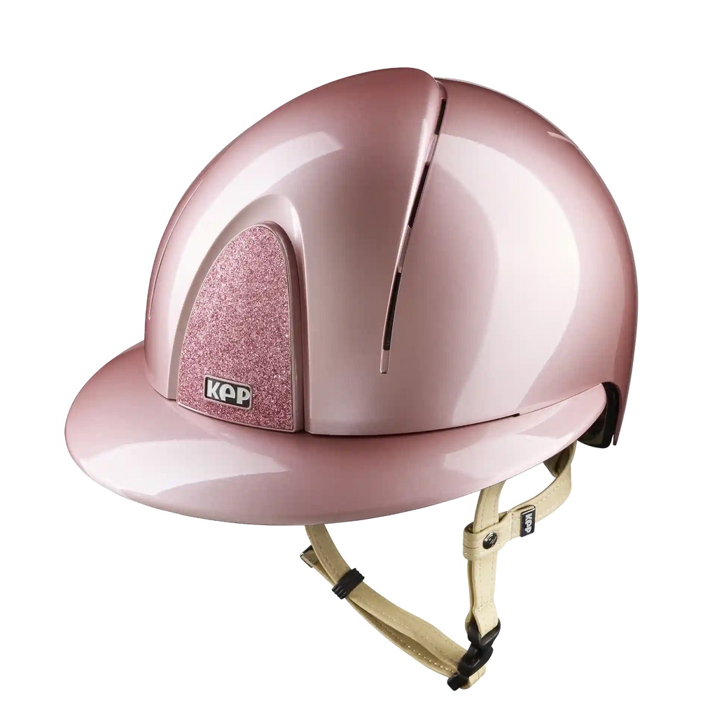 Smart Nova / Polish Pink / Cream Chinstrap / Polo Visor / Star Pink - front
