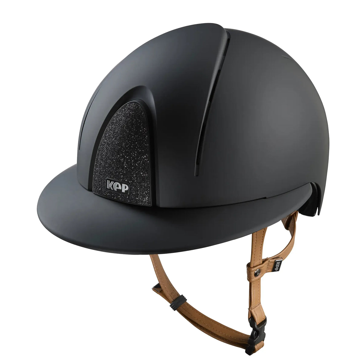 Smart Nova / Textile Black / Beige Chinstrap / Polo Visor / Star Black - front
