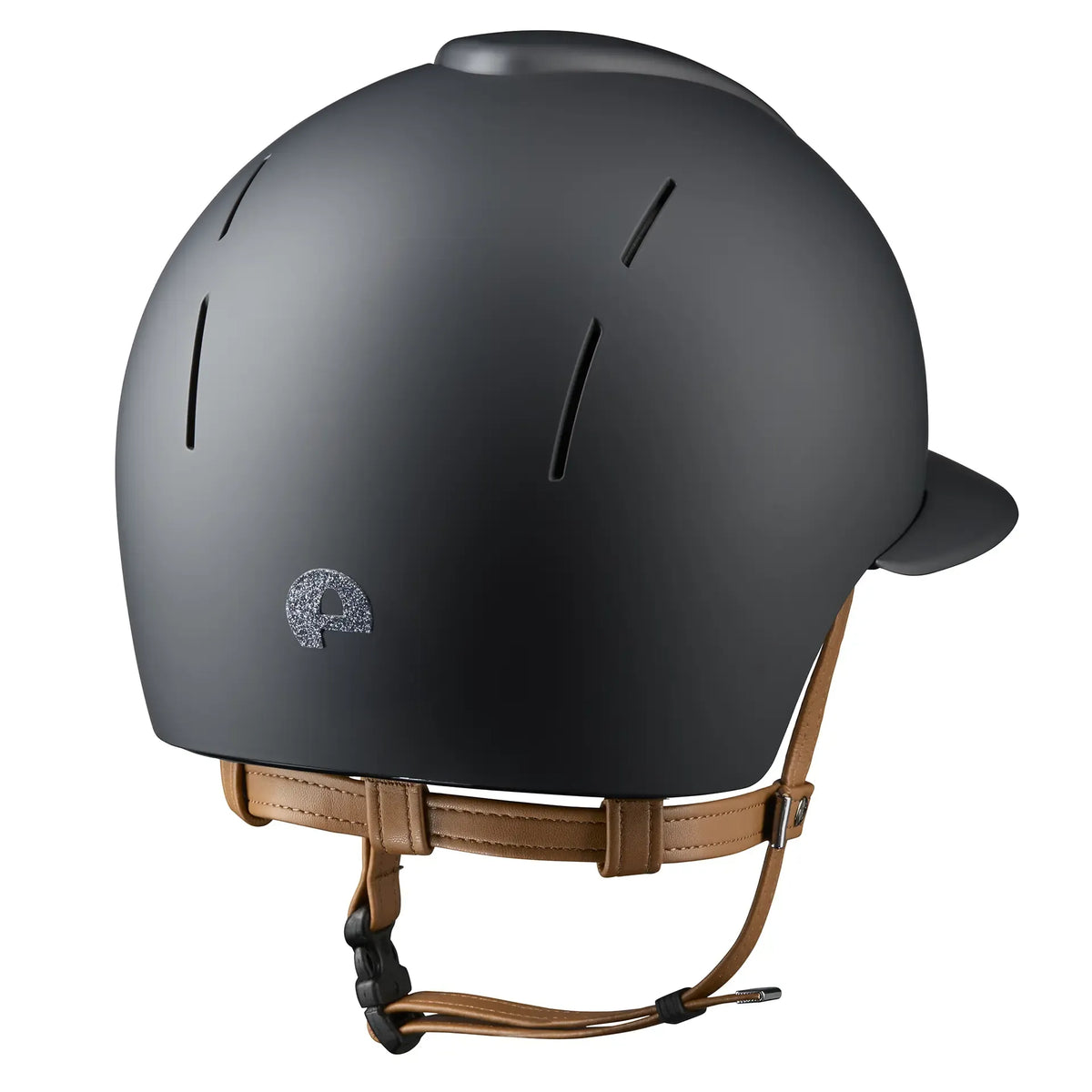 Smart Nova / Textile Black / Beige Chinstrap / Polo Visor / Star Silver - back
