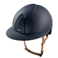 Smart Nova / Textile Blue / Beige Chinstrap / Polo Visor - front