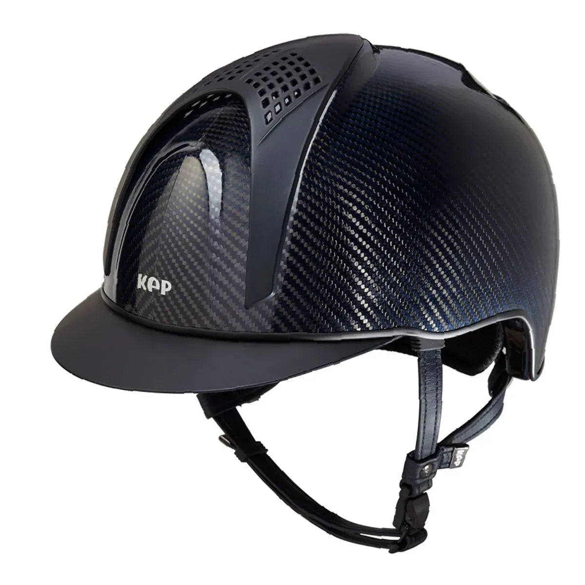 E-Light Carbon Shine Blue / 2 Matte Blue Inserts - front